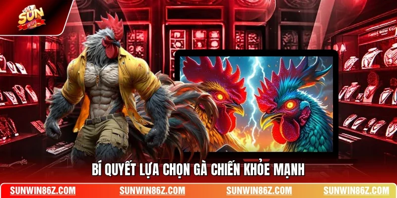 Bí quyết lựa chọn gà chiến khỏe mạnh