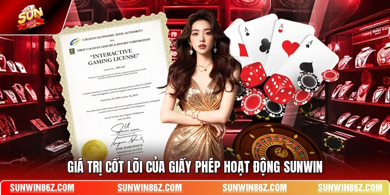 Giá trị cốt lõi của giấy phép hoạt động SUNWIN