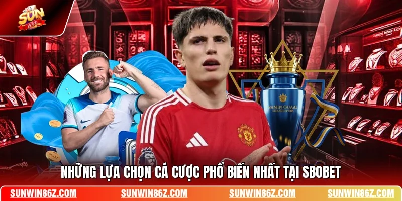 Những lựa chọn cá cược phổ biến nhất qua SBOBET 